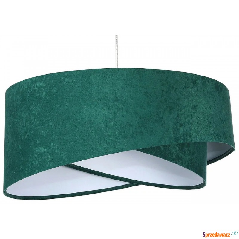 Zielono-biała asymetryczna lampa wisząca - EX... - Lampy wiszące, żyrandole - Zgierz