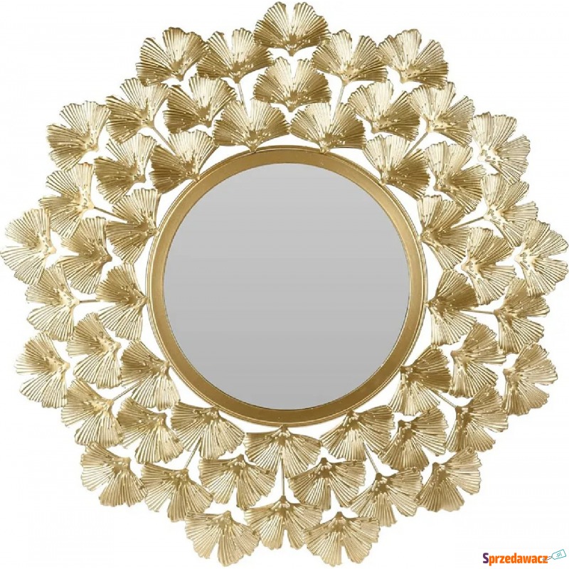 Okrągłe lustro złote w stylu glamour - Estamo - Lustra - Toruń