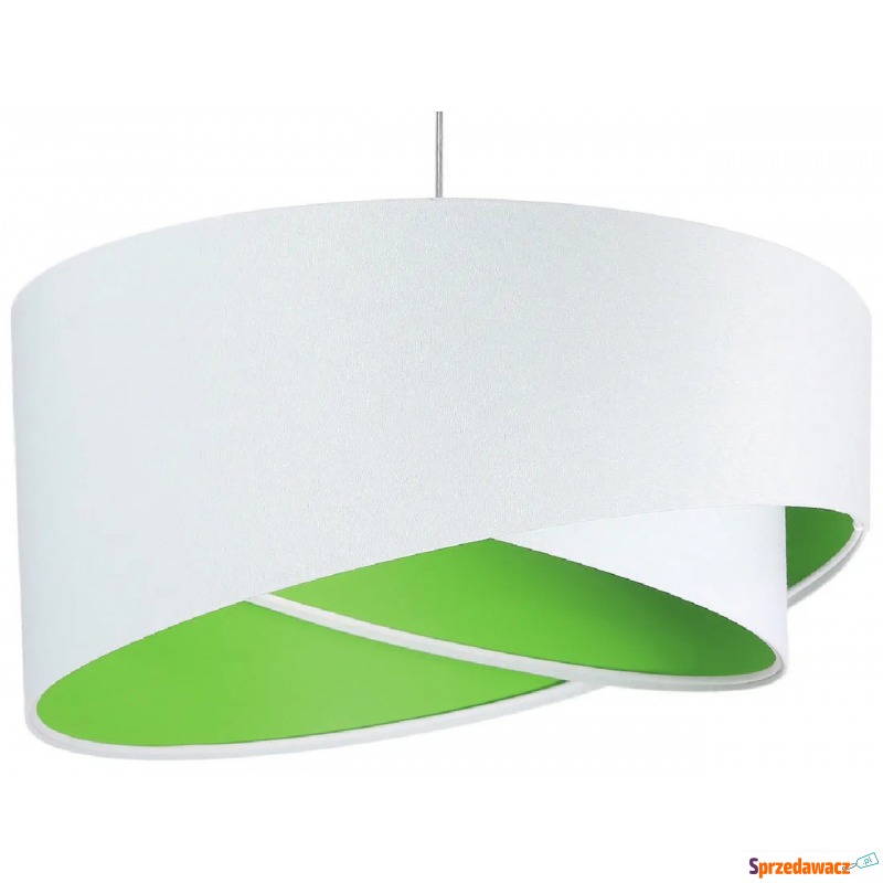 Biało-zielona elegancka lampa wisząca - EX990-Rezi - Lampy wiszące, żyrandole - Stargard Szczeciński