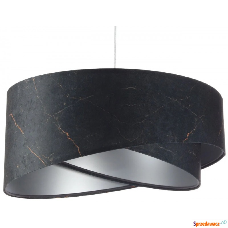 Czarno-srebrna lampa wisząca glamour - EXX15-Magela - Lampy wiszące, żyrandole - Częstochowa