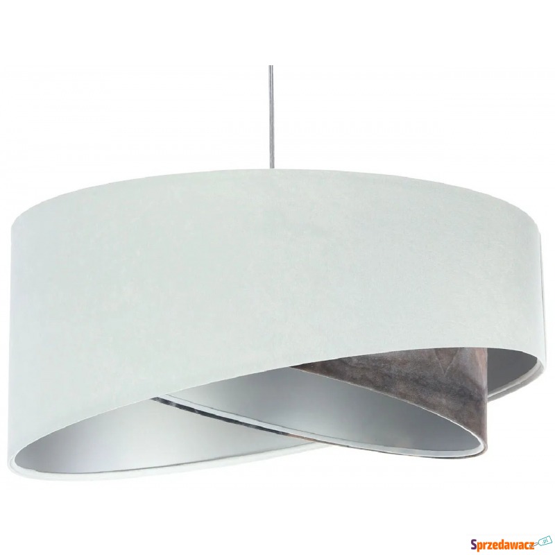 Minimalistyczna lampa wisząca welurowa - EXX12-Atoki - Lampy wiszące, żyrandole - Świdnik