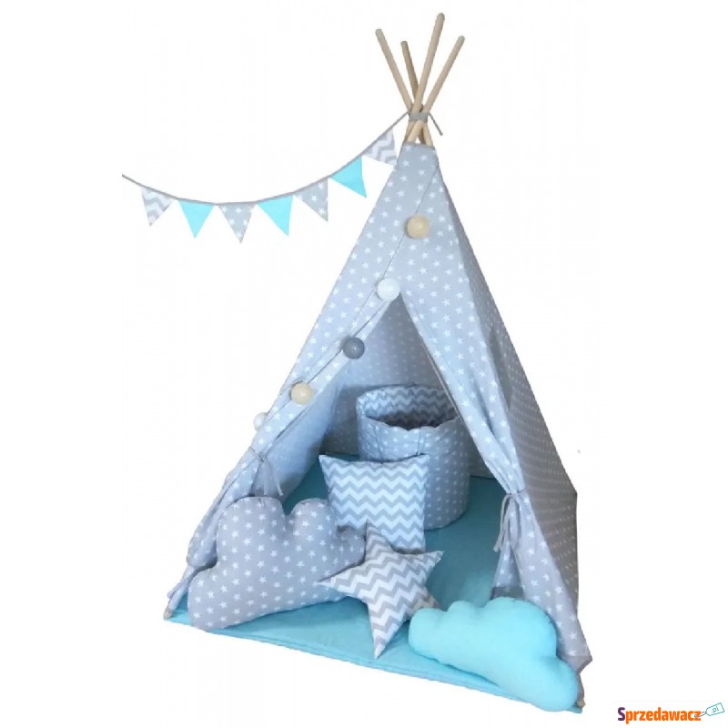 Namiot tipi dla dziecka z poduszkami 4 wzory -... - Meble dla dzieci - Gdynia