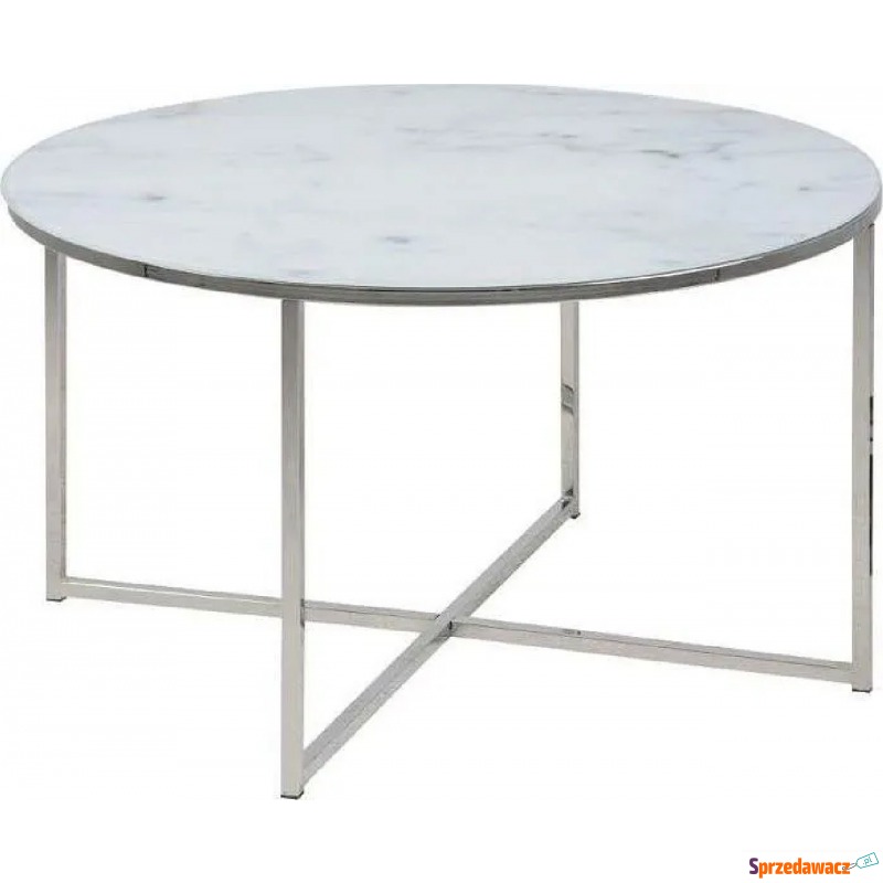 Biały stolik kawowy do salonu - Tamares 6X - Stoły, stoliki, ławy - Komorniki