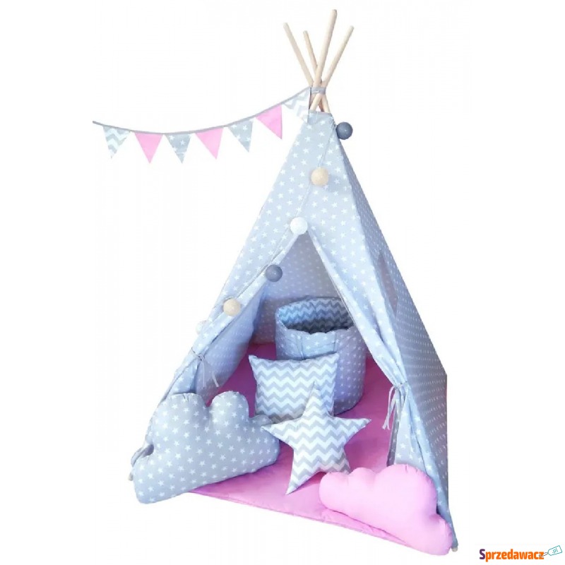 Dziecięcy namiot tipi z poduszkami 4 wzory - Somit - Meble dla dzieci - Dąbrowa Górnicza
