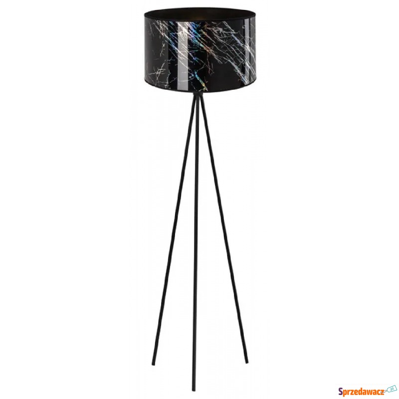 Czarna lampa podłogowa trójnóg - EXX140-Merani - Lampy stojące - Siemysłów