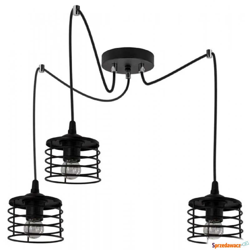 Czarna loftowa lampa wisząca pająk - EXX101-Rizana - Pozostałe oświetlenie - Ludomy