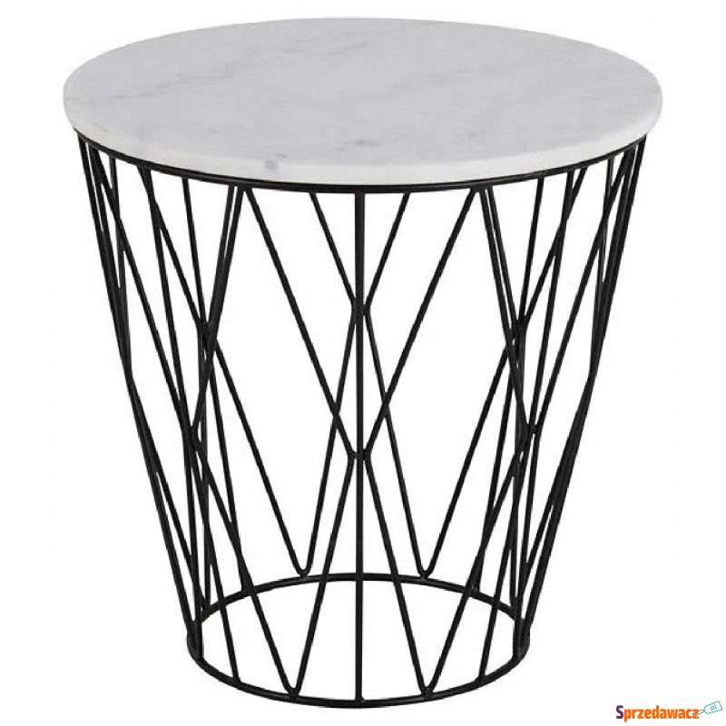 Biały nowoczesny stolik kawowy - Kolins 2X - Stoły, stoliki, ławy - Skierniewice