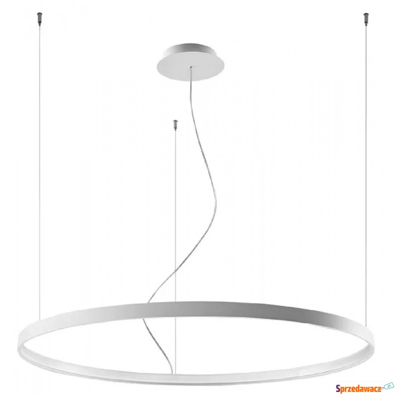 Biała lampa wisząca pierścieniowa - EXX230-Riwas - Lampy wiszące, żyrandole - Przemyśl