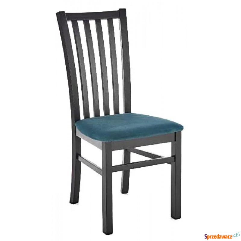 Czarne drewniane krzesło patyczak Billy - zieleń - Krzesła do salonu i jadalni - Łapy