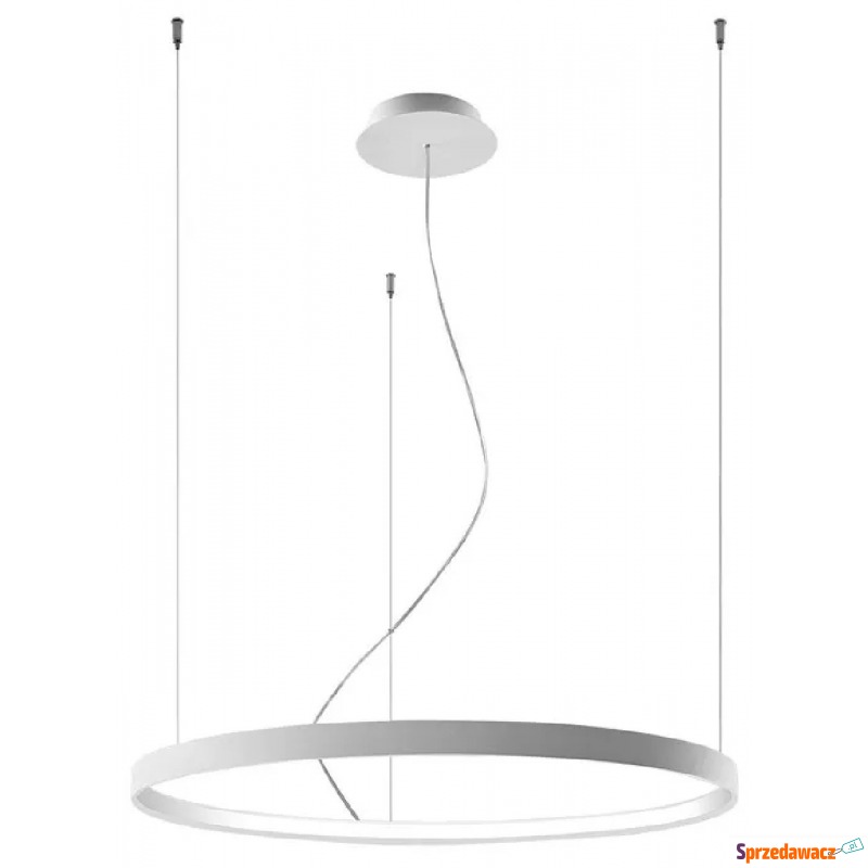 Biała lampa wisząca ring LED - EXX229-Riwas - Lampy wiszące, żyrandole - Świdnica