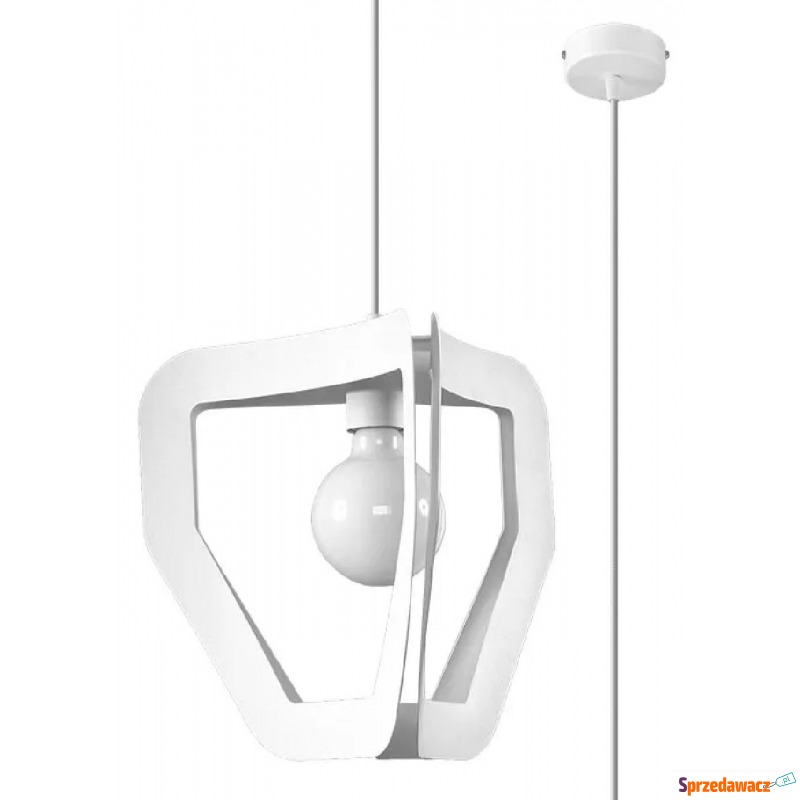 Biała minimalistyczna lampa wisząca - EXX234-Trevi - Lampy wiszące, żyrandole - Ełk