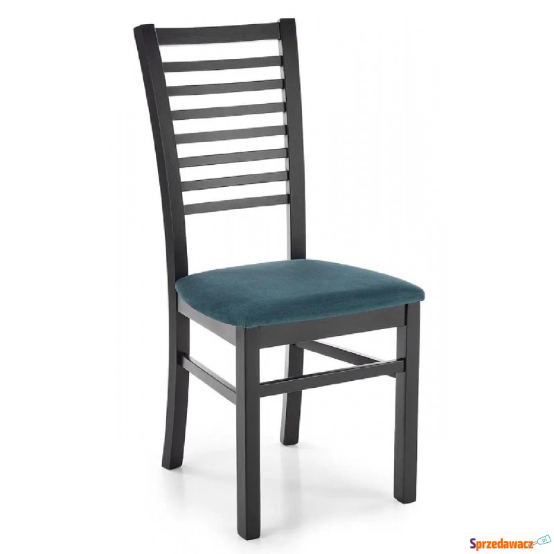 Bukowe krzesło z zieloną tapicerką - Gizmo - Krzesła do salonu i jadalni - Białystok