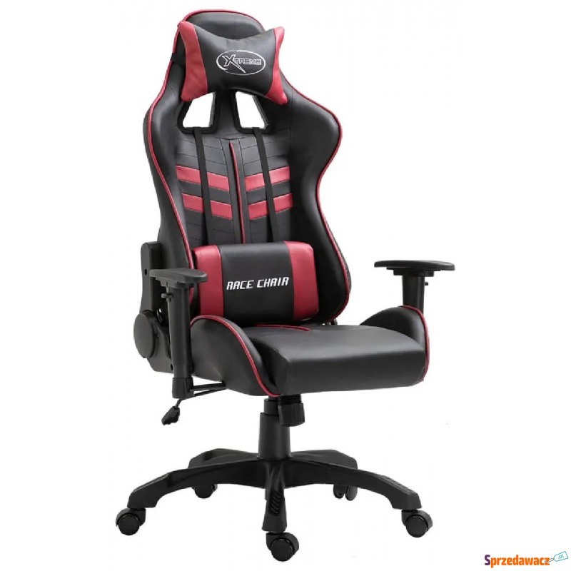Ciemnoczerwone krzesło gamingowe - Gamix - Krzesła biurowe - Gniezno