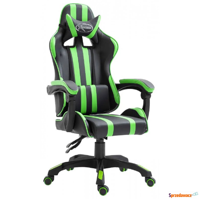 Zielony fotel gracza rozkładany - Davo - Krzesła biurowe - Nowy Dwór Mazowiecki