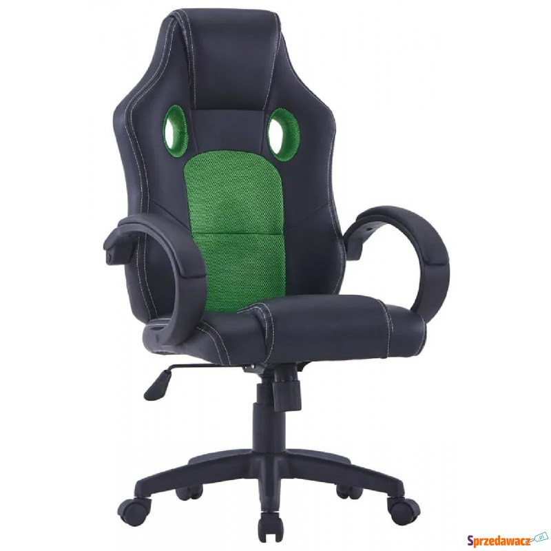 Zielony obrotowy fotel dla gracza - Mevis - Krzesła biurowe - Malbork