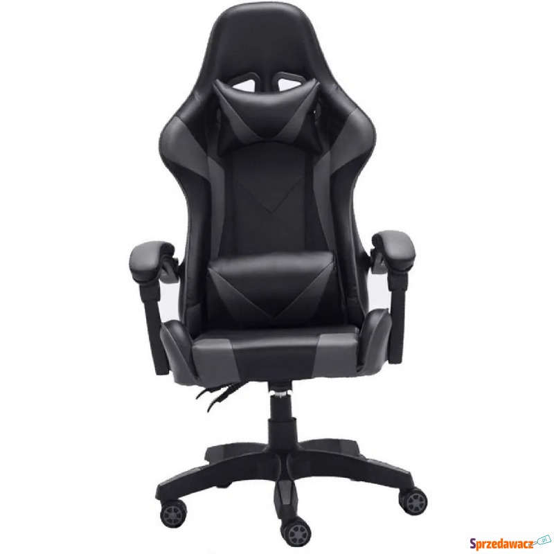 Szare krzesło gamingowe obrotowe - Vexim - Krzesła biurowe - Psary