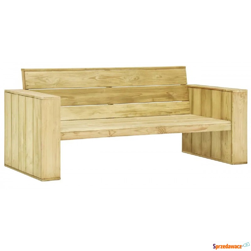 Drewniana ławka ogrodowa - Conal 2X - Stoły, ławy, stoliki - Przasnysz