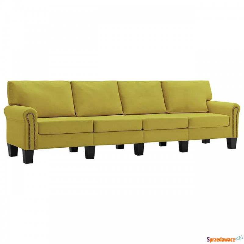 Luksusowa czteroosobowa zielona sofa - Alaia 4X - Fotele, sofy ogrodowe - Orzesze
