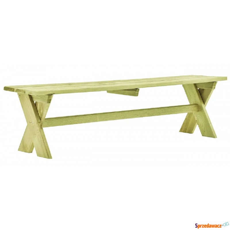Sosnowa ławka ogrodowa - Tobaro - Stoły, ławy, stoliki - Psary