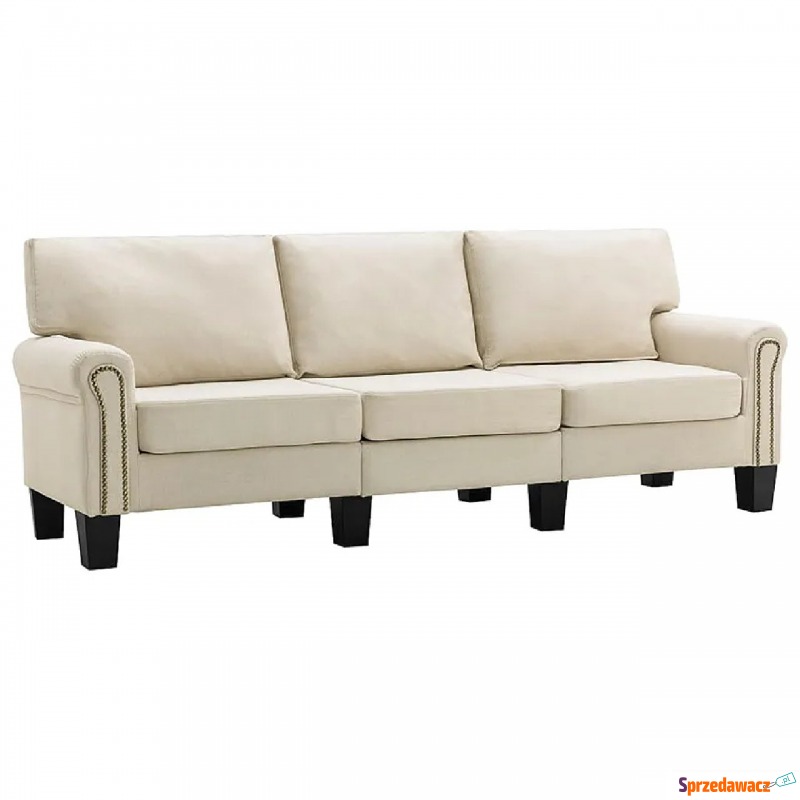 Luksusowa trzyosobowa kremowa sofa - Alaia 3X - Fotele, sofy ogrodowe - Jastarnia