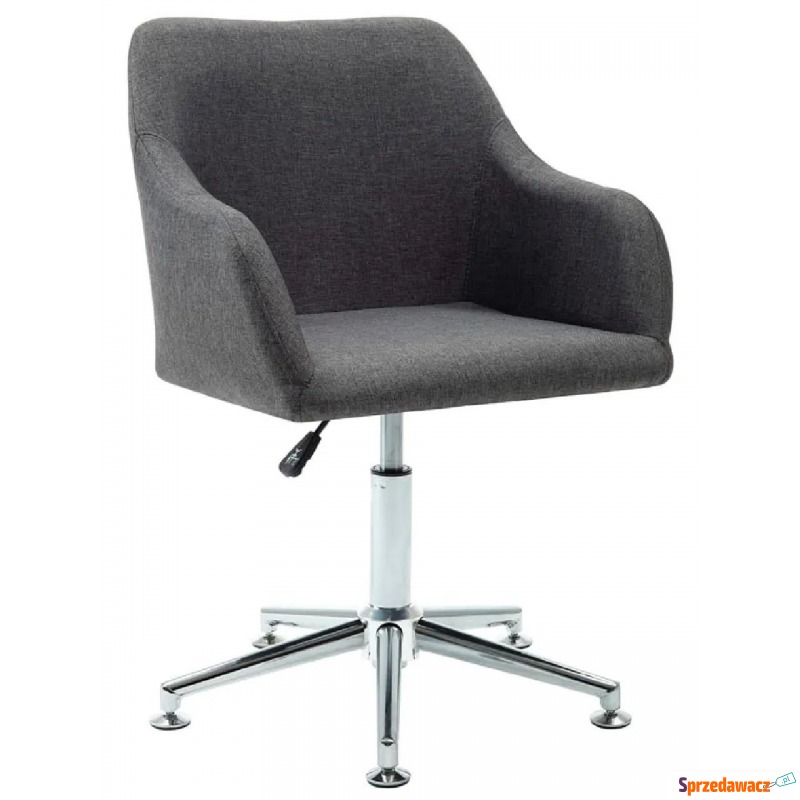 Ciemnoszare obrotowe krzesło biurowe - Dakar - Krzesła biurowe - Piotrków Trybunalski