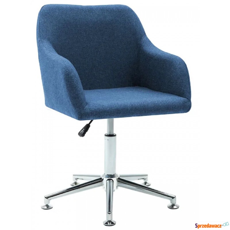 Niebieskie nowoczesne biurowe krzesło obrotowe... - Krzesła biurowe - Mysłowice
