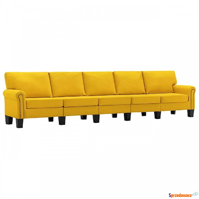 5-osobowa żółta sofa dekoracyjna - Alaia 5X - Fotele, sofy ogrodowe - Nowy Dwór Mazowiecki
