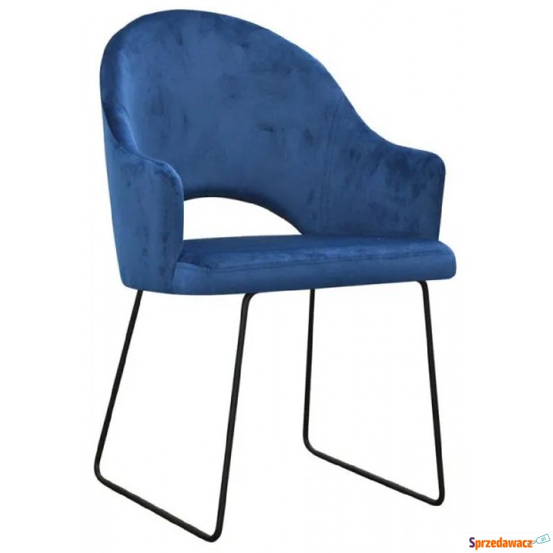 Granatowy fotel tapicerowany Jorti 3X - 68 kolorów - Sofy, fotele, komplety... - Śrem