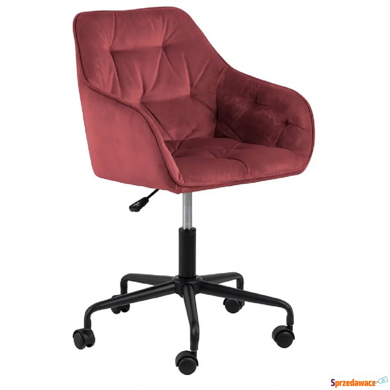 Czerwony fotel obrotowy - Pammi - Krzesła biurowe - Bytom