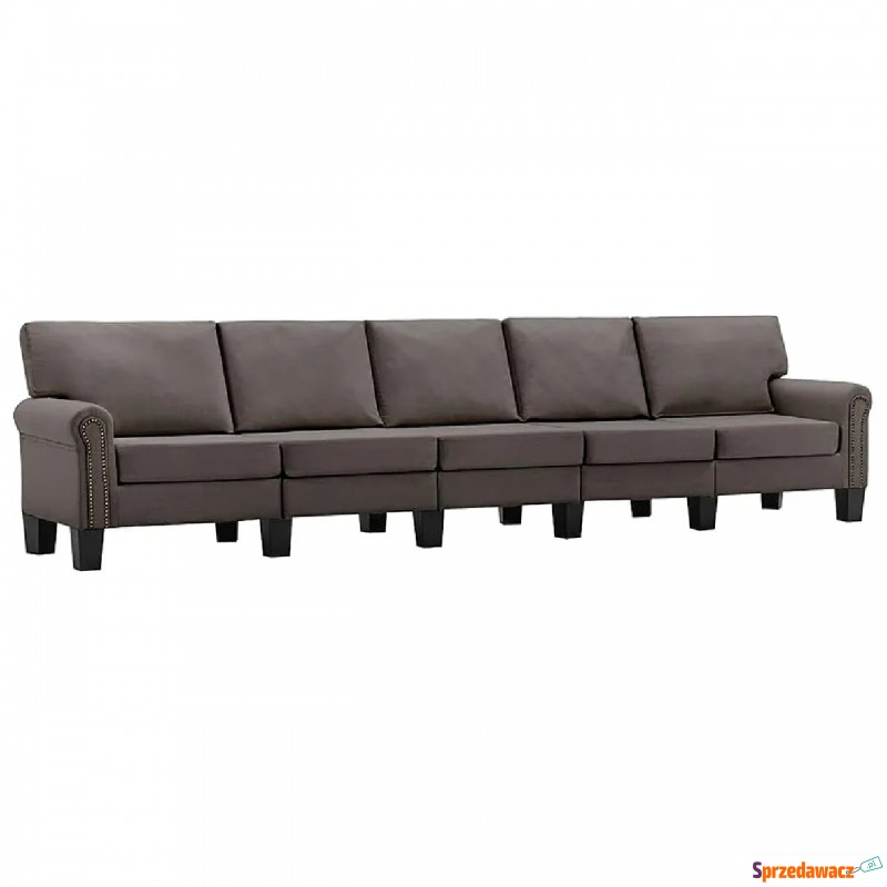 5-osobowa sofa dekoracyjna taupe - Alaia 5X - Fotele, sofy ogrodowe - Bełchatów