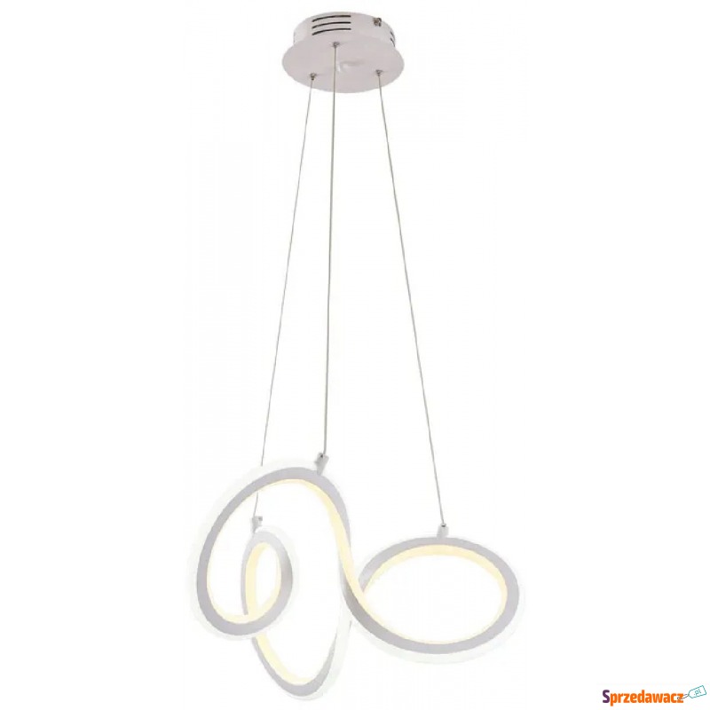Biała nowoczesna lampa wisząca LED - S005-Nevro - Lampy wiszące, żyrandole - Orpiszew