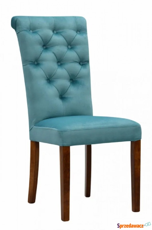 Pikowane krzesło tapicerowane z kołatką - Ewers... - Krzesła do salonu i jadalni - Siedlce