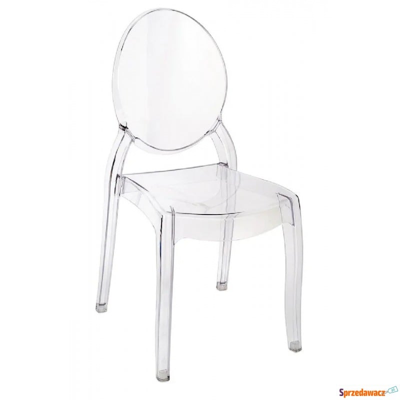 Transparentne krzesło do salonu Pax - Krzesła kuchenne - Bezrzecze