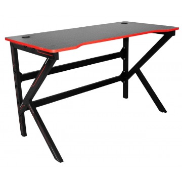 Czarne biurko dla gracza - Edos 3X