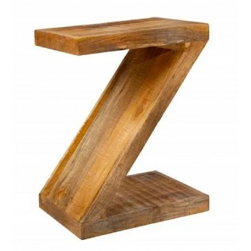 Drewniany stolik kawowy do salonu z półką - Siles 3X
