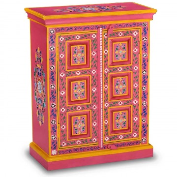 Różowa szafka w stylu vintage - Vares