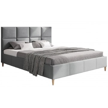 Dwuosobowe łóżko z zagłówkiem do sypialni 180x200 Bennet - 48 kolorów