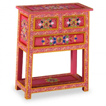 Różowa szafka w stylu rustykalnym - Cahir