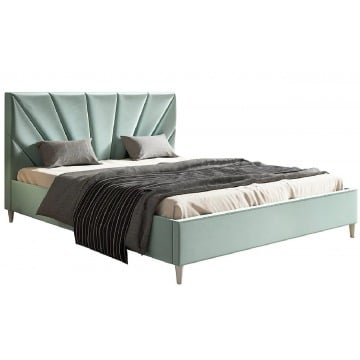Dwuosobowe łóżko tapicerowane 180x200 Marina - 48 kolorów