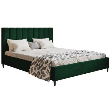 Dwuosobowe łóżko z zagłówkiem 180x200 Diuna - 48 kolorów