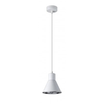 Biała punktowa lampa wisząca loft - S170-Koria