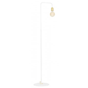 Biała nowoczesna lampa podłogowa - D069-Rokka
