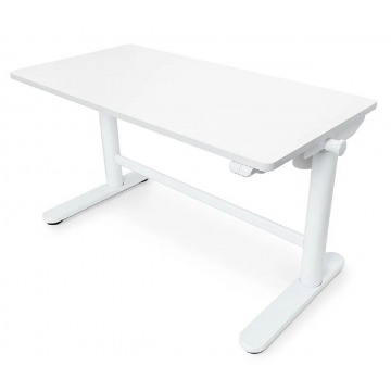 Białe nowoczesne biurko elektryczne - Fadio