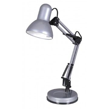 Srebrna biurowa lampa kreślarska - S273-Terla