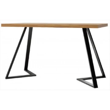 Czarny drewniany stół do jadalni - Janello 4X