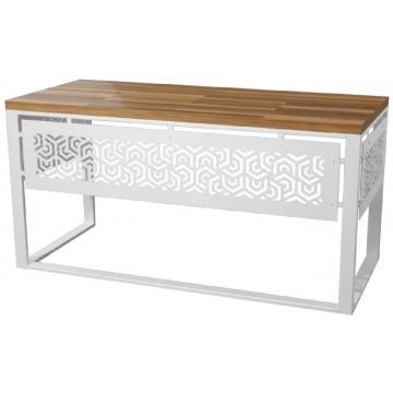 Białe biurko industrialne - Brickon 4X