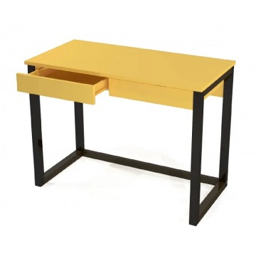 Nowoczesne biurko dla nastolatków żółte - Roler 5X 50x100