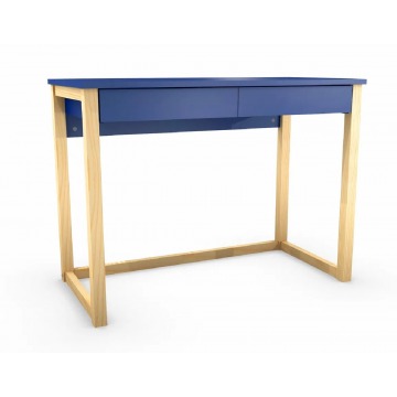 Minimalistyczne biurko do nauki niebieskie - Roler 3X 50x100