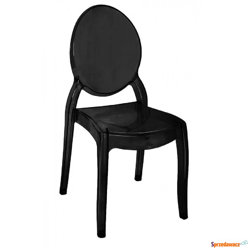 Czarne minimalistyczne krzesło do salonu - Pax - Krzesła kuchenne - Wołomin