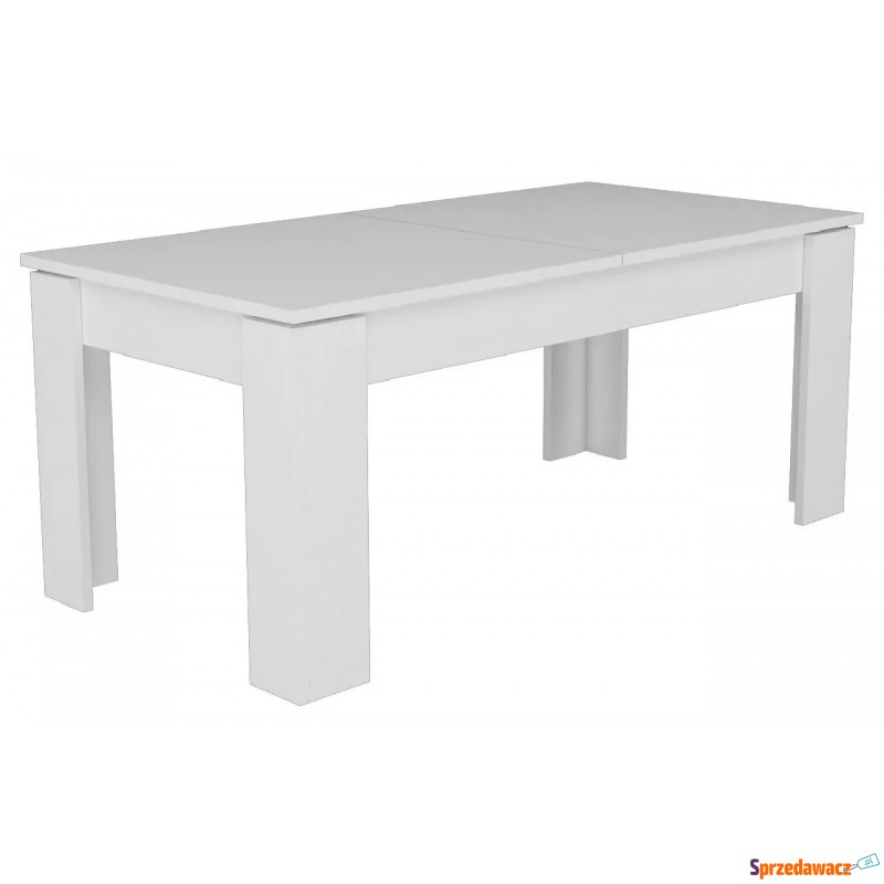 Biały minimalistyczny rozkładany stół - Akon - Stoły kuchenne - Jarosław